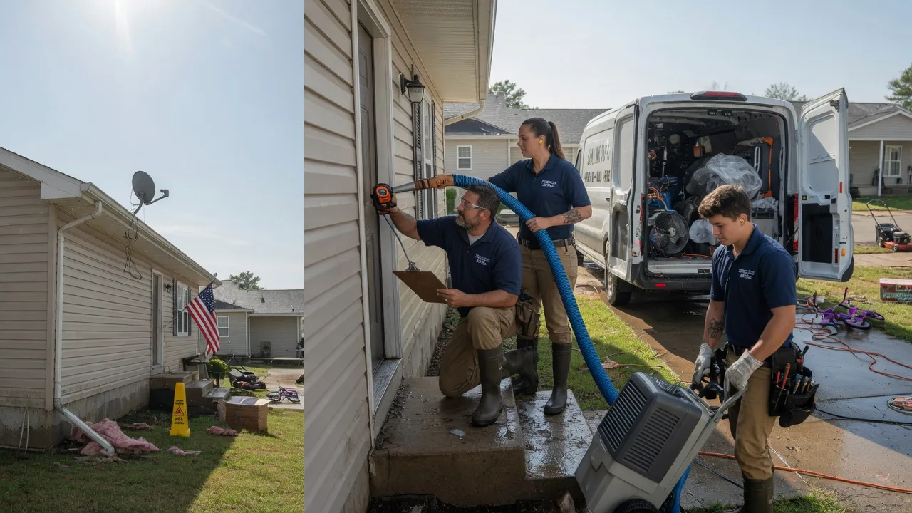 Ceiling Water Damage Restoration in Canalou, MO near me